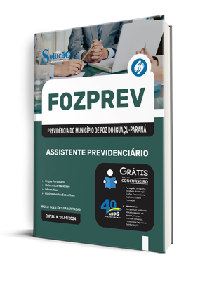 Apostila FOZPREV 2025 - Assistente Previdenciário - Imagem 2