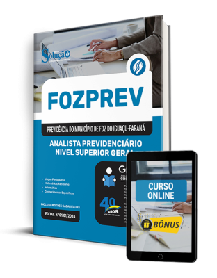 Apostila FOZPREV 2025 - Analista Previdenciário - Nível Superior Geral - Imagem 1