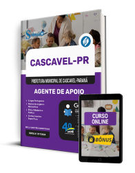 Capa Apostila Prefeitura de Cascavel - PR 2025 - Agente de Apoio