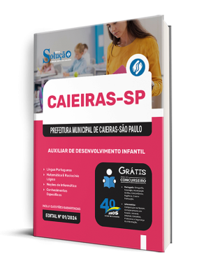 Apostila Prefeitura de Caieiras - SP 2025 - Auxiliar de Desenvolvimento Infantil - Imagem 2