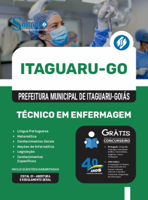 Apostila Prefeitura de Itaguaru - GO 2025 - Técnico em Enfermagem - Imagem 3