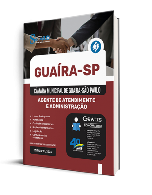 Apostila Câmara de Guaíra - SP 2025 - Agente de Atendimento e Administração - Imagem 2