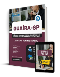 Capa Apostila Câmara de Guaíra - SP 2025 - Auxiliar Administrativo