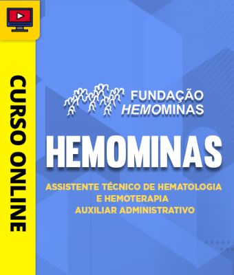 Curso Hemominas - Assistente Técnico de Hematologia e Hemoterapia - Auxiliar Administrativo - Imagem 1
