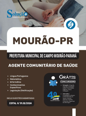 Apostila Prefeitura de Campo Mourão - PR 2025 - Agente Comunitário de Saúde - Imagem 3