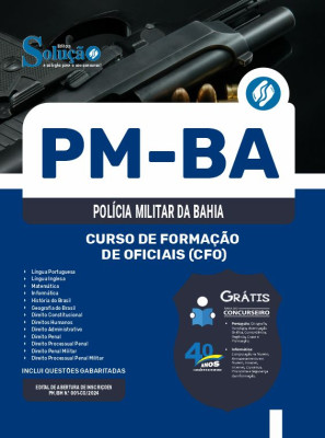 Apostila PM-BA 2025 - Curso de Formação de Oficiais (CFO) - Imagem 3