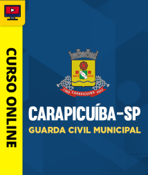 Capa Curso Prefeitura de Carapicuíba-SP - Guarda Civil Municipal'