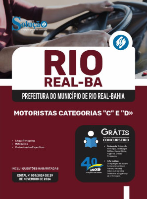 Apostila Prefeitura de Rio Real - BA 2025 - Motoristas Categorias C e D - Imagem 3