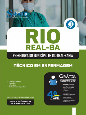 Apostila Prefeitura de Rio Real - BA 2025 - Técnico em Enfermagem - Imagem 3