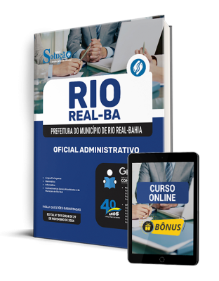 Apostila Prefeitura de Rio Real - BA 2025 - Oficial Administrativo - Imagem 1