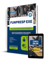 Capa Apostila FUNPRESP EXE 2025 - Analista de Previdência Complementar - Área 1: Administração e Planejamento 