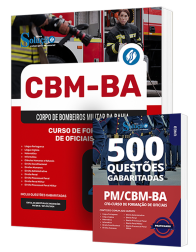 Capa Combo CBM-BA - Curso de Formação de Oficiais (CFO)