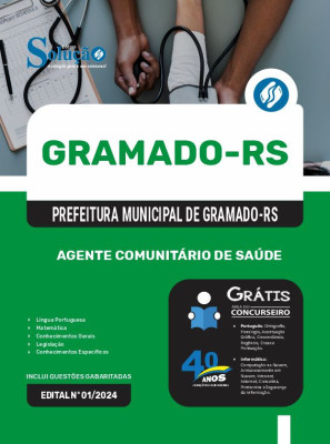 Apostila Prefeitura de Gramado - RS em PDF 2025 - Agente Comunitário de Saúde - Imagem 1