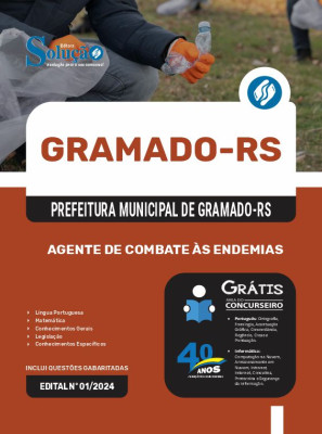 Apostila Prefeitura de Gramado - RS 2025 - Agente de Combate às Endemias - Imagem 3