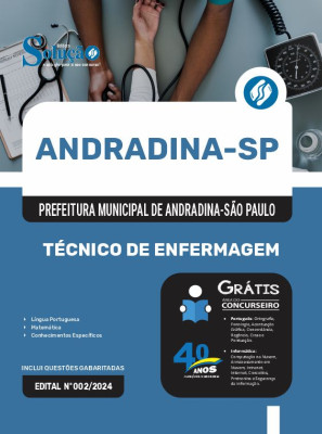 Apostila Prefeitura de Andradina - SP 2025 - Técnico de Enfermagem - Imagem 3