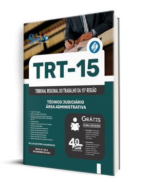 Apostila TRT 15 2025 - Técnico Judiciário - Área Administrativa - Imagem 2