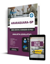 Capa Apostila Câmara de Araraquara - SP 2025 - Analista Legislativo
