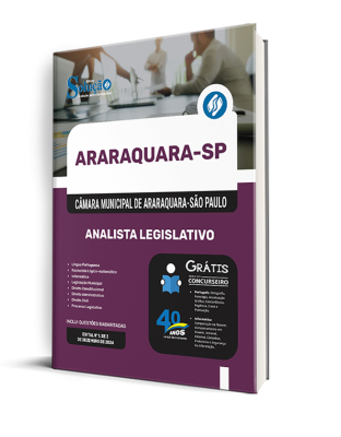 Apostila Câmara de Araraquara - SP 2025 - Analista Legislativo - Imagem 2