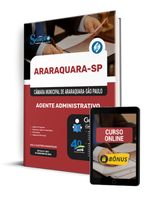 Apostila Câmara de Araraquara - SP 2025 - Agente Administrativo - Imagem 1