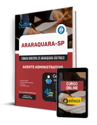 Capa Apostila Câmara de Araraquara - SP 2025 - Agente Administrativo