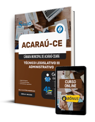 Capa Apostila Câmara de Acaraú - CE 2025 - Técnico Legislativo III - Administrativo