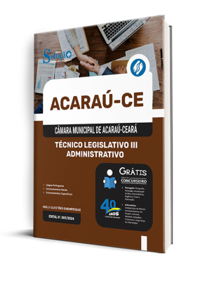 Apostila Câmara de Acaraú - CE 2025 - Técnico Legislativo III - Administrativo - Imagem 2