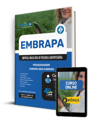 Capa Apostila EMBRAPA 2025 - Pesquisador - Comum aos Cargos