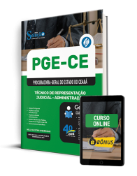 Capa Apostila PGE-CE 2025 - Técnico de Representação Judicial - Administração