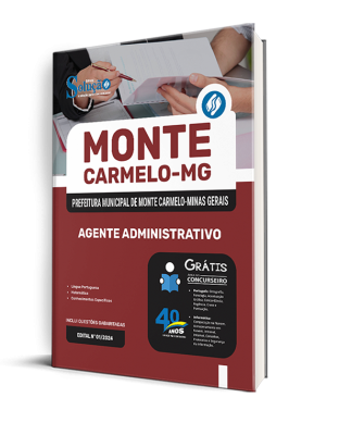 Apostila Prefeitura de Monte Carmelo - MG 2025 - Agente Administrativo - Imagem 2