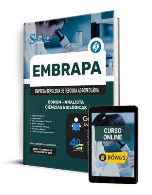 Apostila EMBRAPA 2025 - Comum - Analista - Ciências Biológicas - Área 3 - Imagem 1