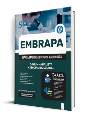Apostila EMBRAPA 2025 - Comum - Analista - Ciências Biológicas - Área 3 - Imagem 2