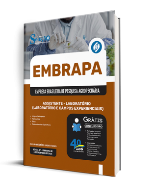 Apostila EMBRAPA 2025 - Assistente - Laboratório (Laboratório e Campos Experienciais) - Imagem 2