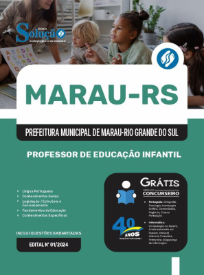 Apostila Prefeitura de Marau - RS em PDF 2025 - Professor de Educação Infantil - Imagem 1