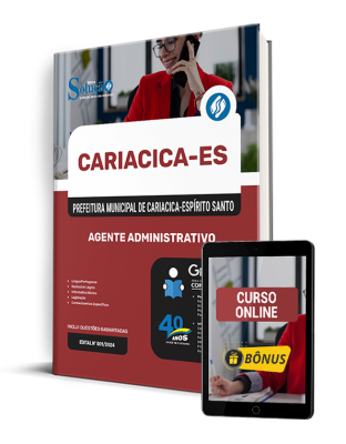 Apostila Prefeitura de Cariacica - ES 2025 - Agente Administrativo - Imagem 1