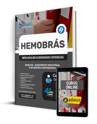 Apostila Hemobrás 2025 - Assistente Industrial e De Gestão Corporativa  - Imagem 1
