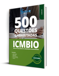 Capa Caderno de Questões ICMBio - Analista Administrativo e Analista Ambiental - Conhecimentos Gerais - 500 Questões Gabaritadas