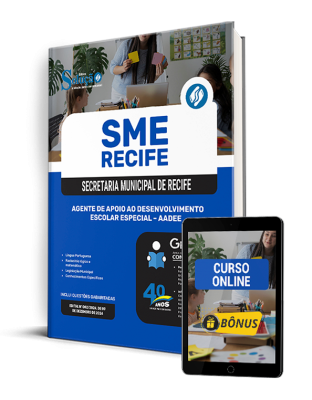Apostila SME Recife 2025 - Agente de Apoio ao Desenvolvimento Escolar Especial – AADEE - Imagem 1