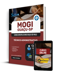 Capa Apostila Câmara de Mogi Guaçu - SP 2025 - Técnico Administrativo