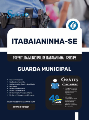 Apostila Prefeitura de Itabaianinha - SE 2025 - Guarda Municipal - Imagem 3
