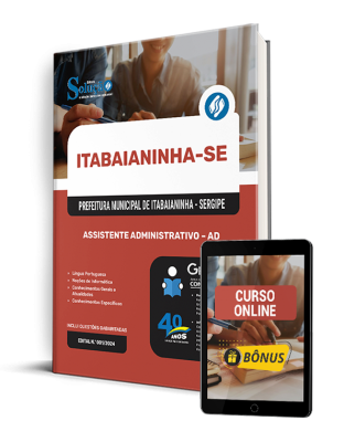 Apostila Prefeitura de Itabaianinha - SE 2025 - Assistente Administrativo – AD - Imagem 1