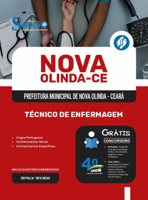 Apostila Prefeitura de Nova Olinda - CE em PDF 2025 - Técnico de Enfermagem - Imagem 1