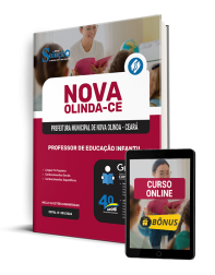 Capa Apostila Prefeitura de Nova Olinda - CE 2025 - Professor De Educação Infantil