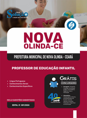 Apostila Prefeitura de Nova Olinda - CE 2025 - Professor De Educação Infantil - Imagem 3