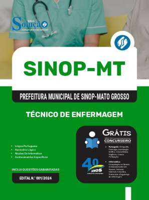 Apostila Prefeitura de Sinop - MT em PDF 2025 - Técnico de Enfermagem - Imagem 3