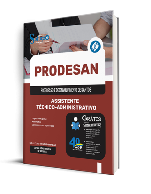 Apostila PRODESAN 2025 - Assistente Técnico-Administrativo - Imagem 2