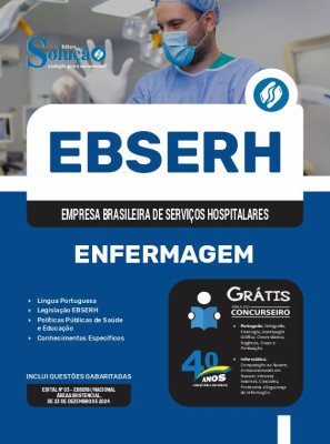 Apostila EBSERH 2025 - Enfermagem - Imagem 3