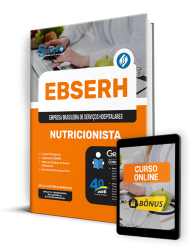 Capa Apostila EBSERH 2025 - Nutricionista