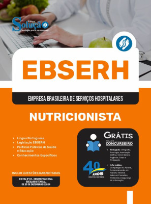Apostila EBSERH 2025 - Nutricionista - Imagem 3