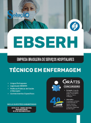 Apostila EBSERH em PDF 2025 - Técnico em Enfermagem - Imagem 1
