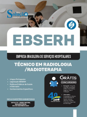 Apostila EBSERH em PDF 2025 - Técnico em Radiologia/Radioterapia - Imagem 1